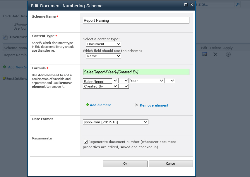 customize scheme