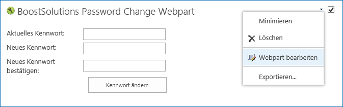 SharePoint Passwort