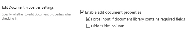 Enable edit document properties to SharePoint Batch Check In