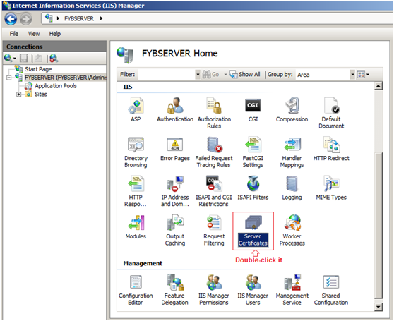 How to Enable SSL Web Sites in IIS 7