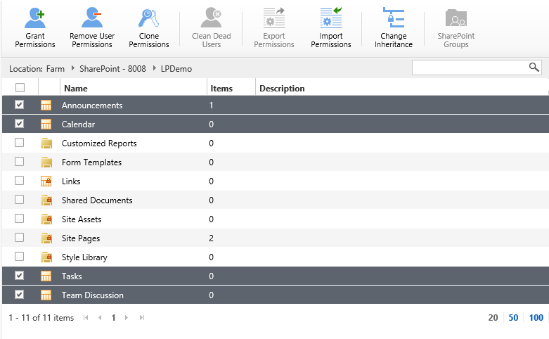 How to grant permissions in Permission Manager 1.0