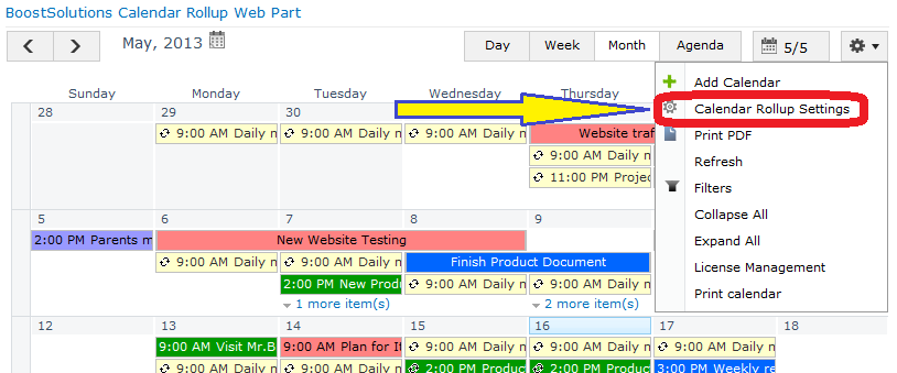 How To Color Code And Organize Your Calendars In Sharepoint