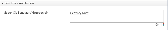  Enter user name to specify permission level