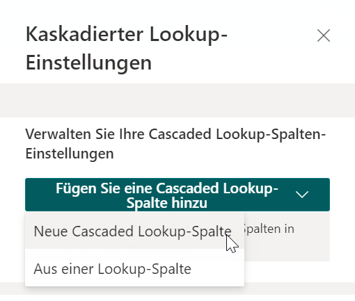 Cascaded Lookup App