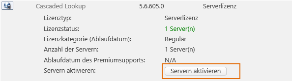 Activate Server License