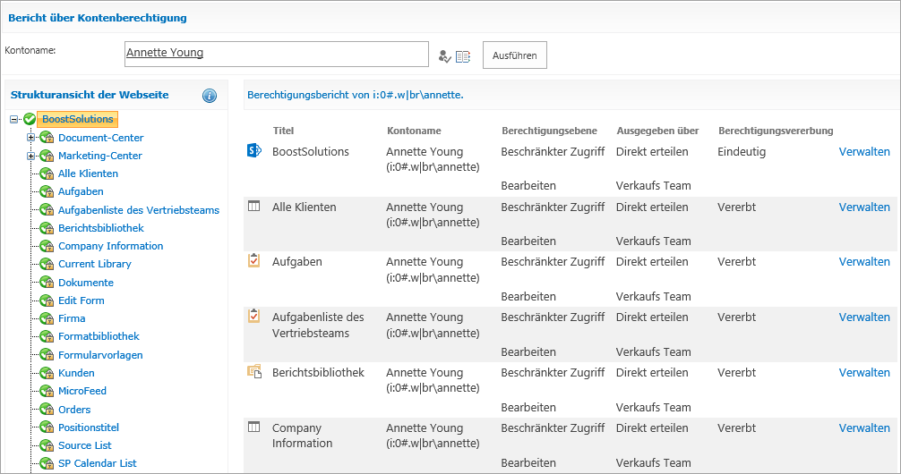 sharepoint Berechtigung, sharepoint Zugriffsrechte 