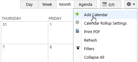 Add SharePoint Calendar Rollup to SharePoint