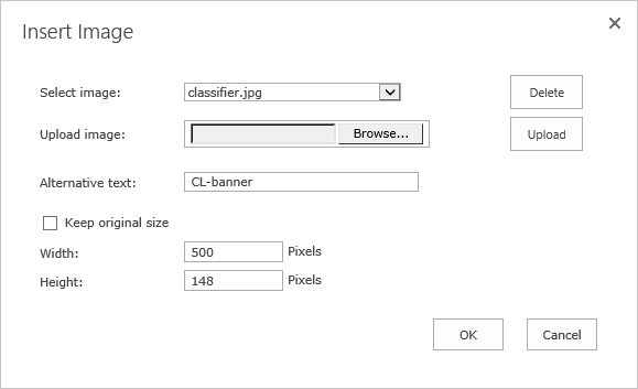 Set images properties that will appeared in SharePoint