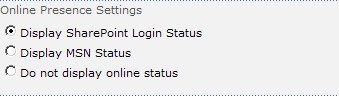 Configure SharePoint Users’ Online status