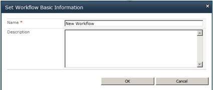 Set workflow information